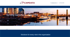 Desktop Screenshot of capdata.com